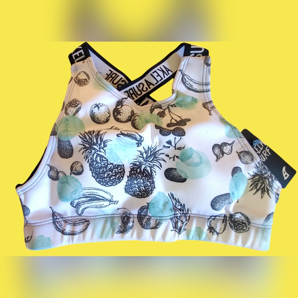 Fruit Print Bikini Top - Picture 2 of 6